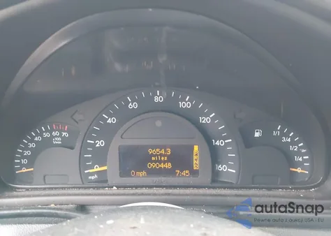 2003 Mercedes-Benz C 240 from USA, damaged, VIN WDBRF61J93E013920